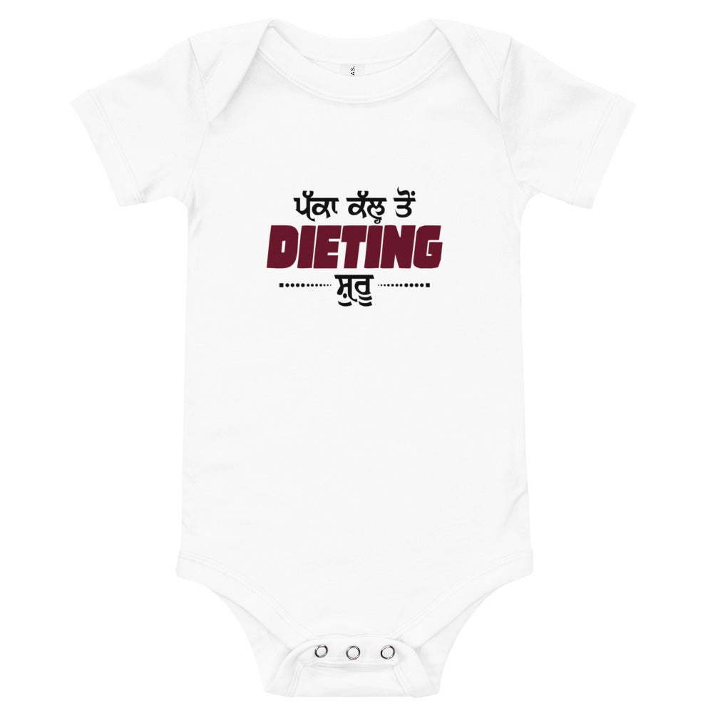 PAKKA KAL TO DIETING SHURU - Baby short sleeve one piece