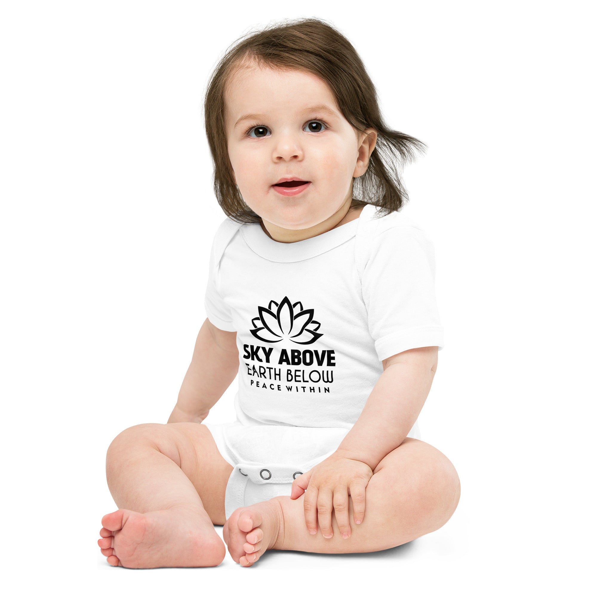 SKY ABOVE EARTH BELOW - Baby short sleeve one piece