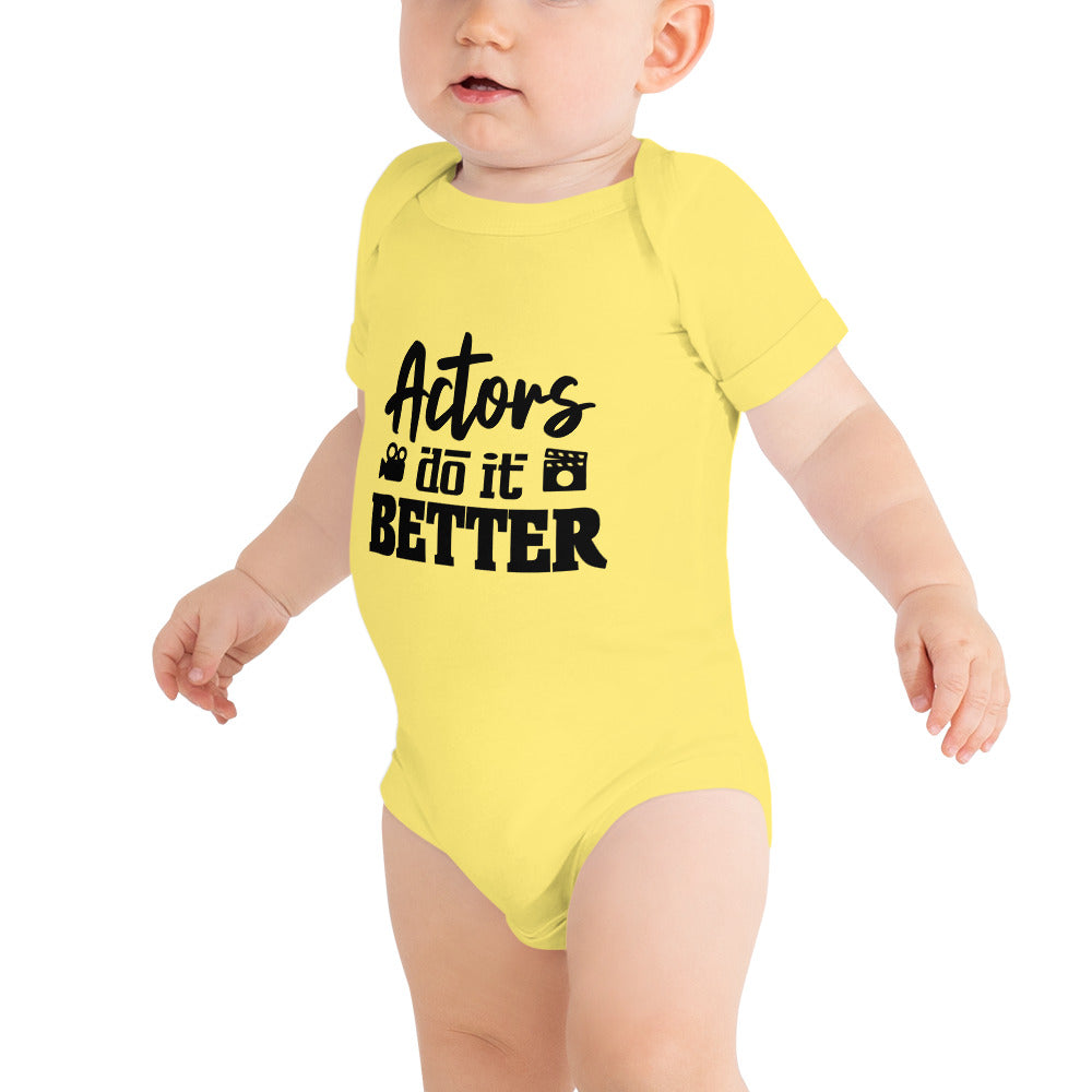 ACTORS DO IT BETTER - Baby short sleeve one piece