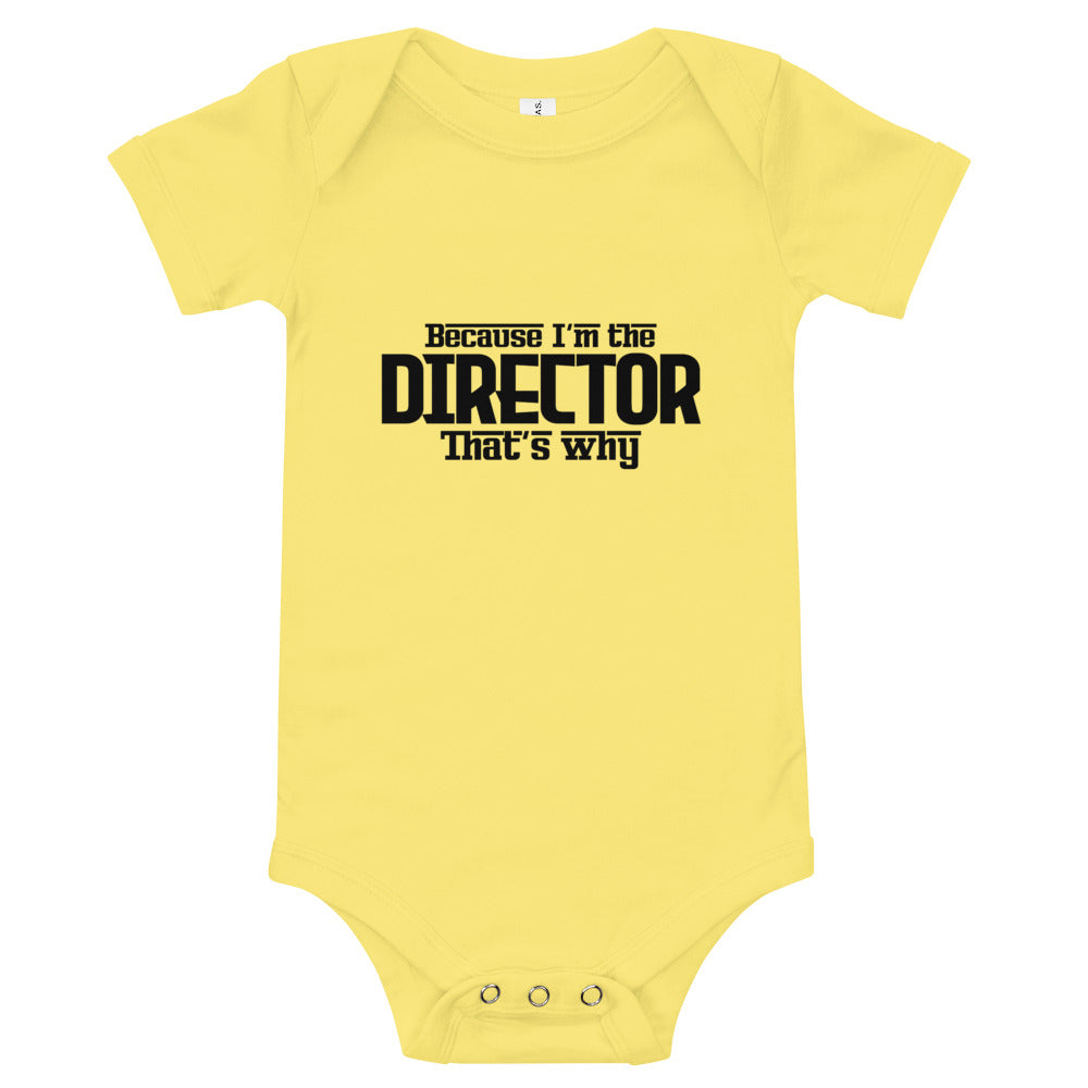 I'M THE DIRECTOR - Baby short sleeve one piece