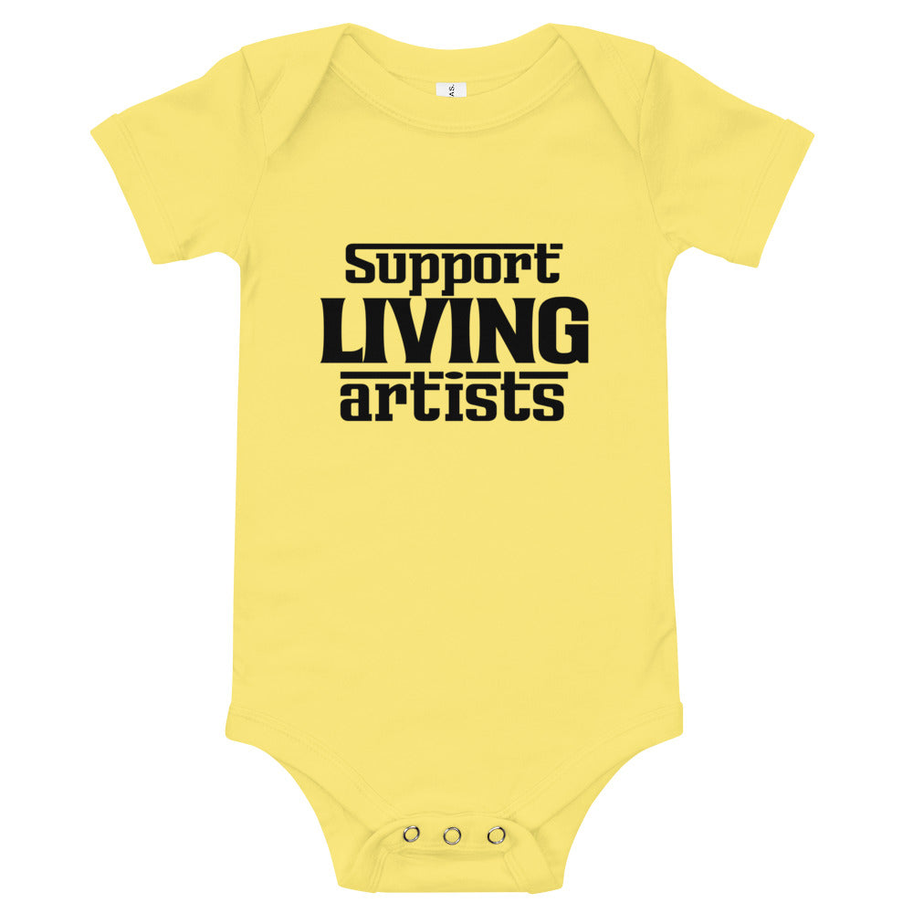 SUPPORT LIVING ARTISTS - Baby short sleeve one piece