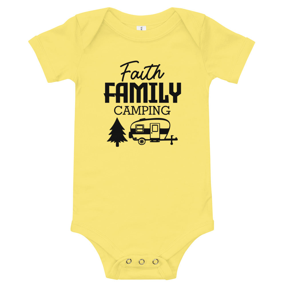 Family Camping- Baby short sleeve one piece