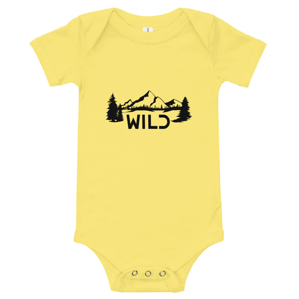 WILD- Baby short sleeve one piece