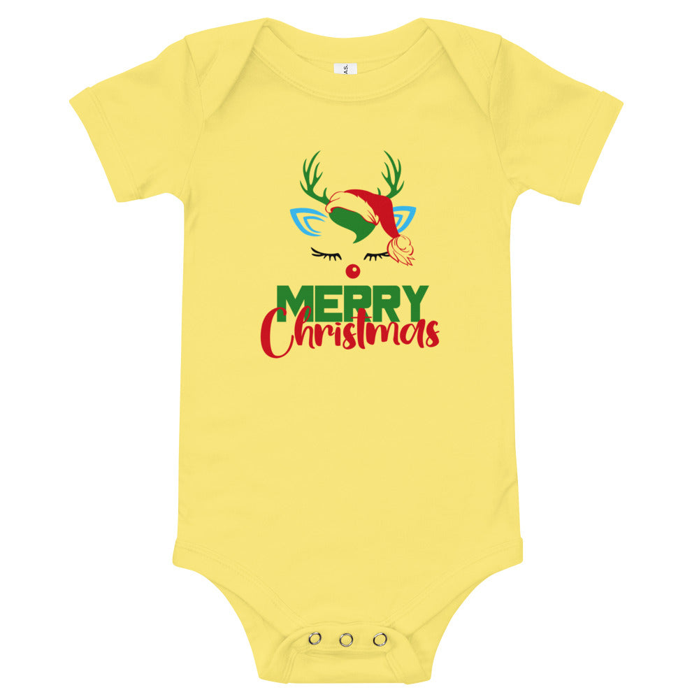 MERRY CHRISTMAS - Baby short sleeve one piece