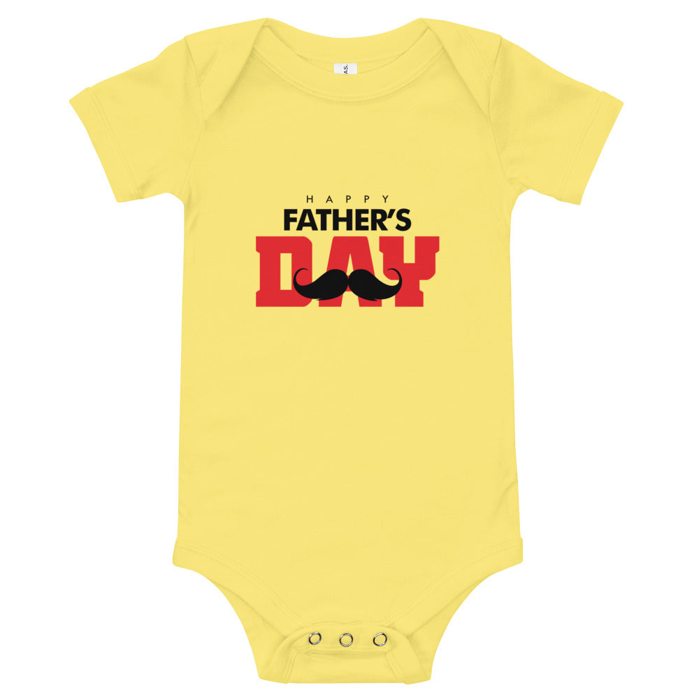 HAPPY FATHER'S DAY - Baby short sleeve one piece