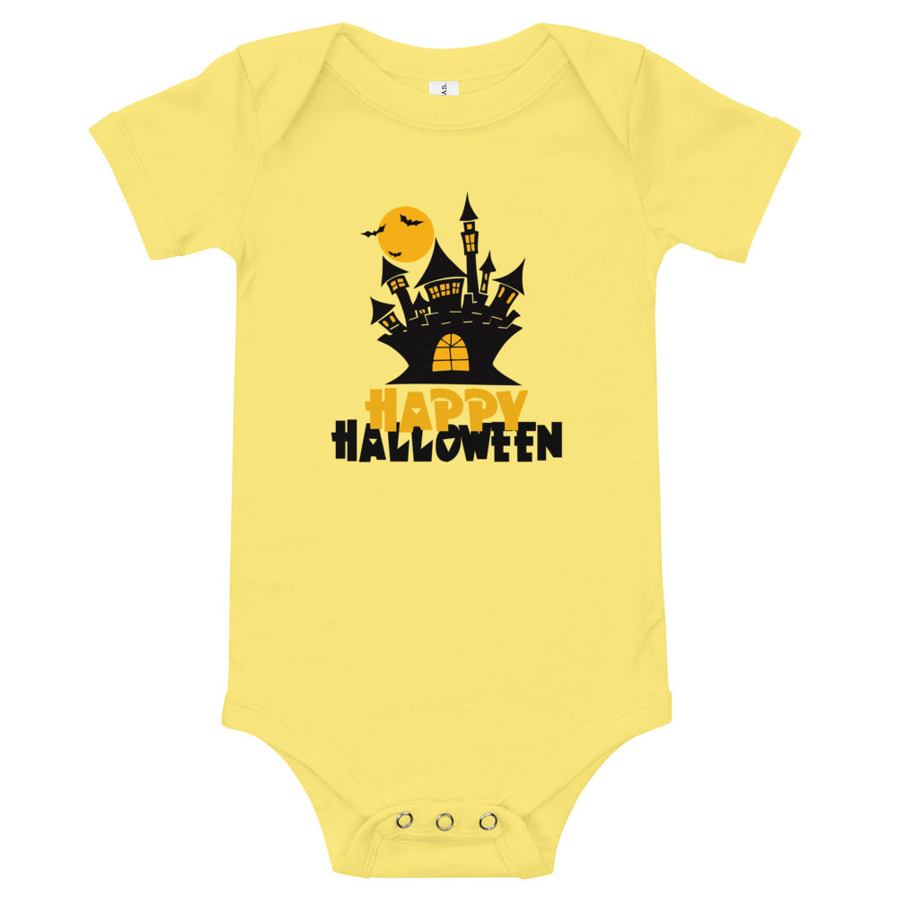 HAPPY HALLOWEEN - Baby short sleeve one piece