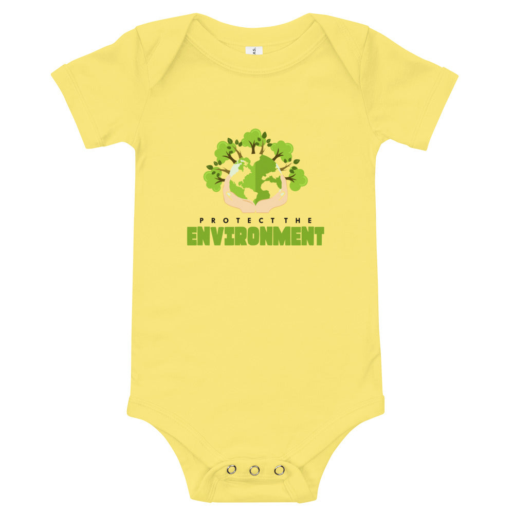 PROTECT THE ENVIRONMENT - Baby short sleeve one piece