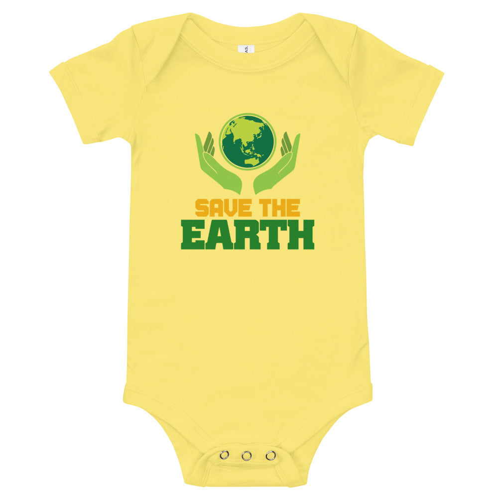 SAVE THE EARTH - Baby short sleeve one piece