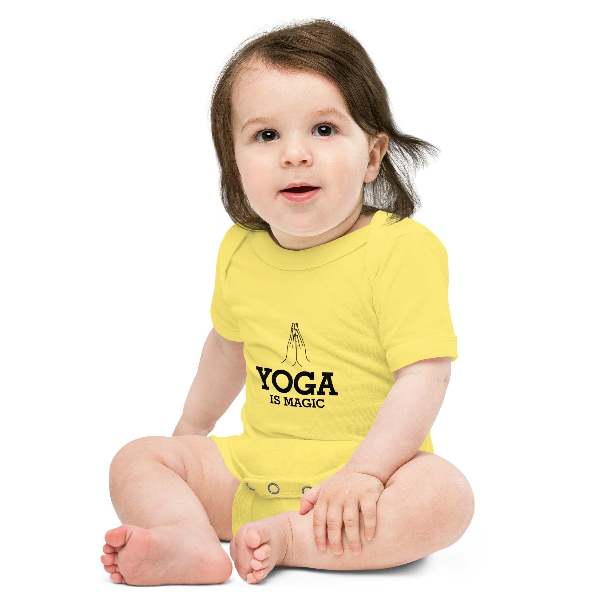 YOGA IS MAGIC - Baby short sleeve one piece