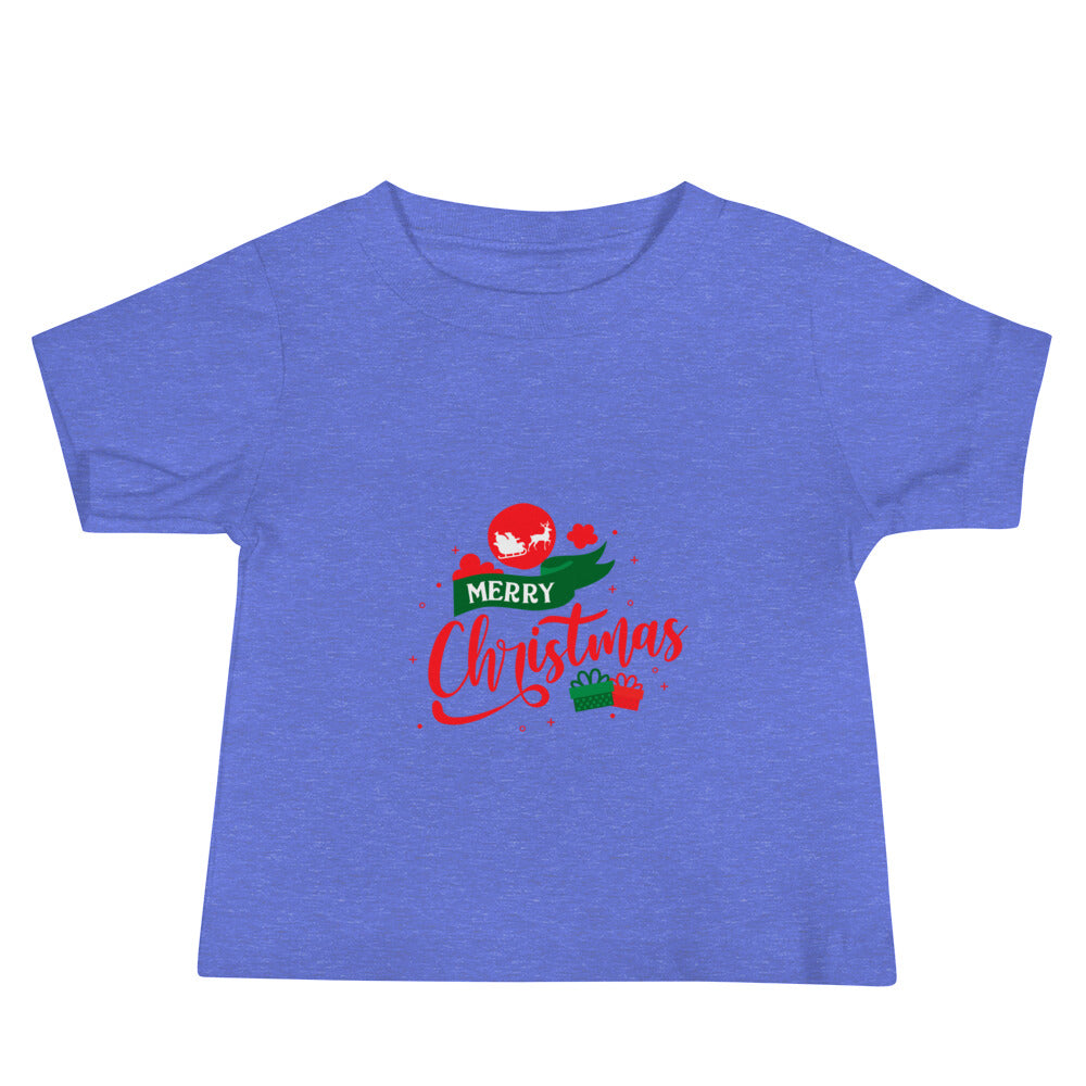 Merry Christmas- Baby Jersey Short Sleeve Tee