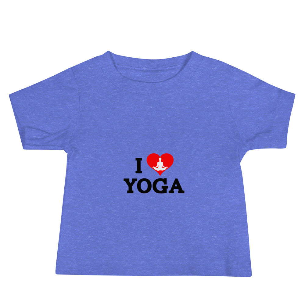 I LOVE YOGA- Baby Jersey Short Sleeve Tee