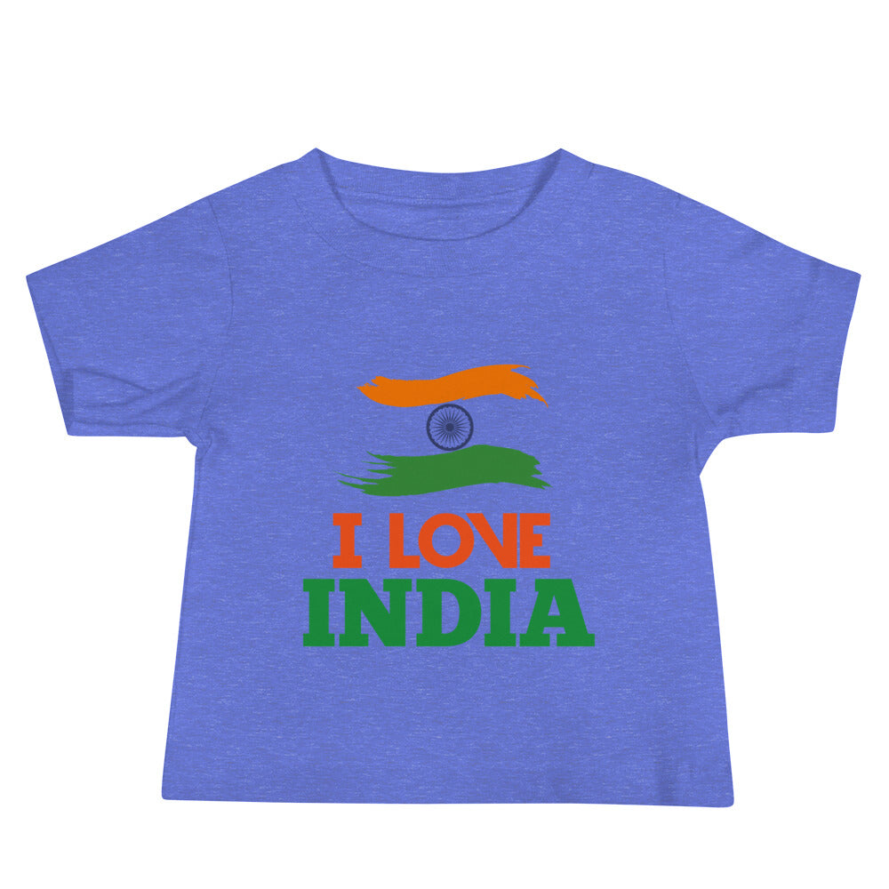 I LOVE INDIA - Baby Jersey Short Sleeve Tee