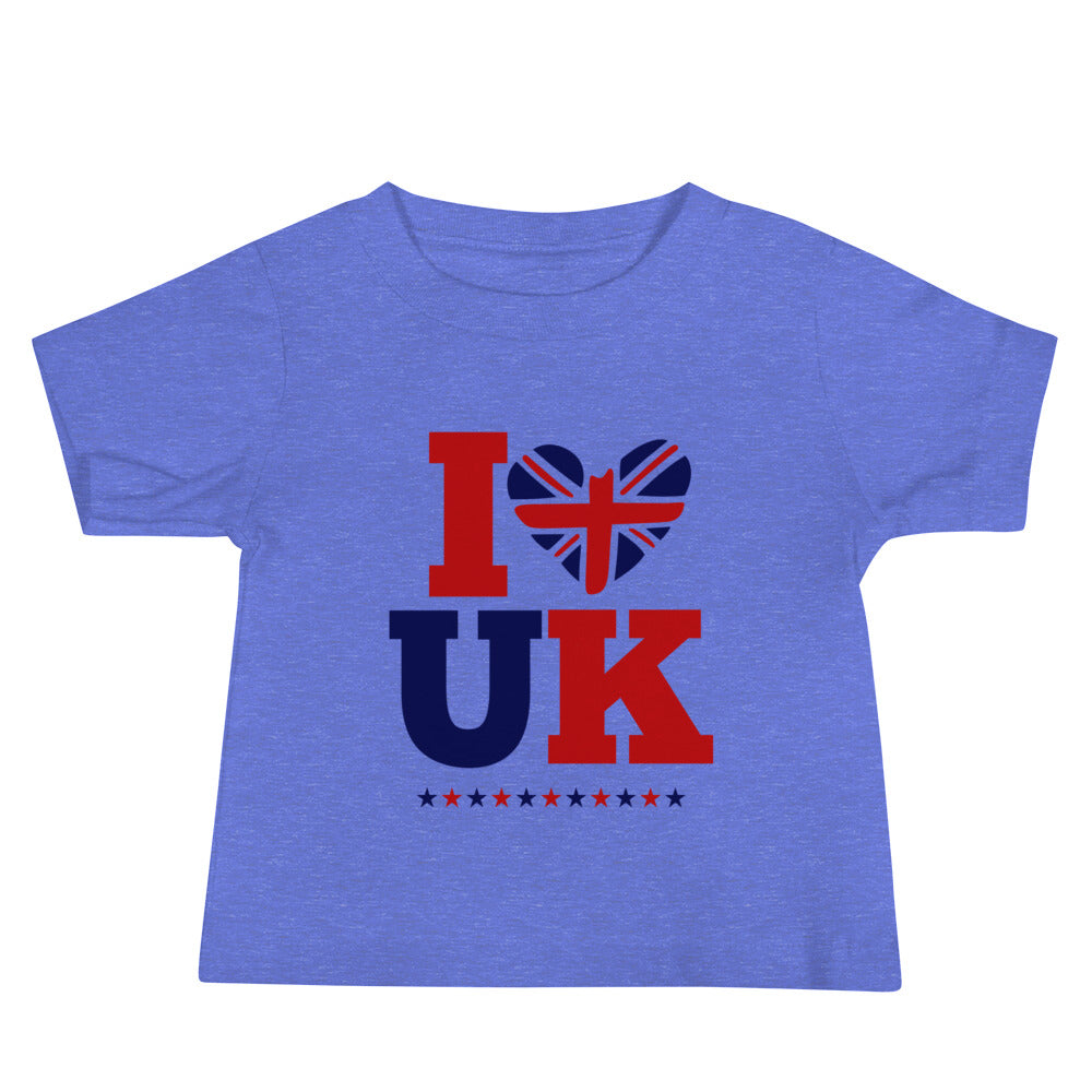 I LOVE UK - Baby Jersey Short Sleeve Tee