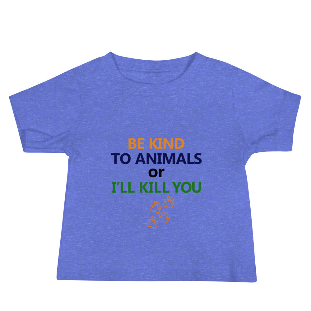 BE KIND TO ANIMALS - Baby Jersey Short Sleeve Tee