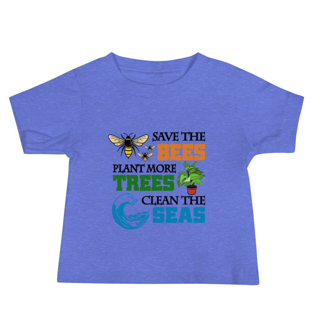 SAVE THE BEES - Baby Jersey Short Sleeve Tee