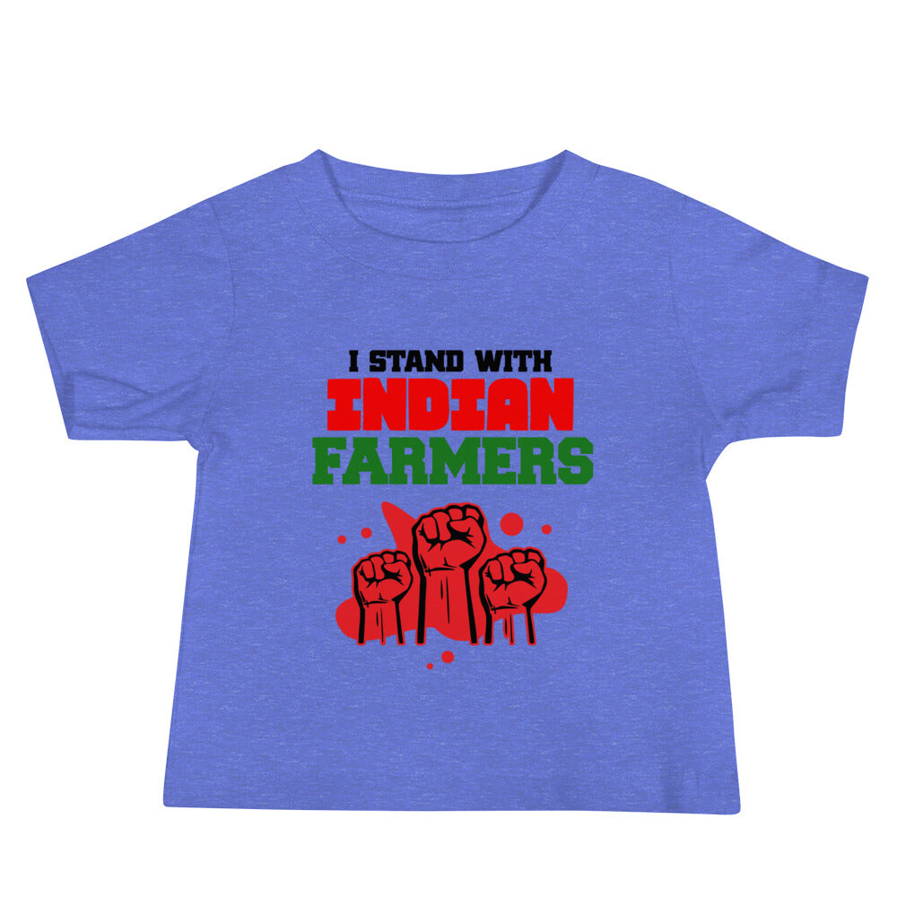 I STAND WITH INDIAN FARMERS - Baby Jersey Short Sleeve Tee