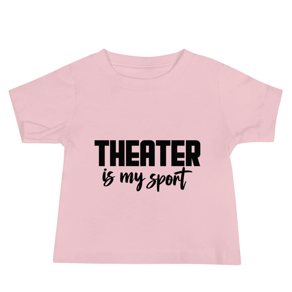 Theatre is my sport- Baby Jersey Short Sleeve Tee