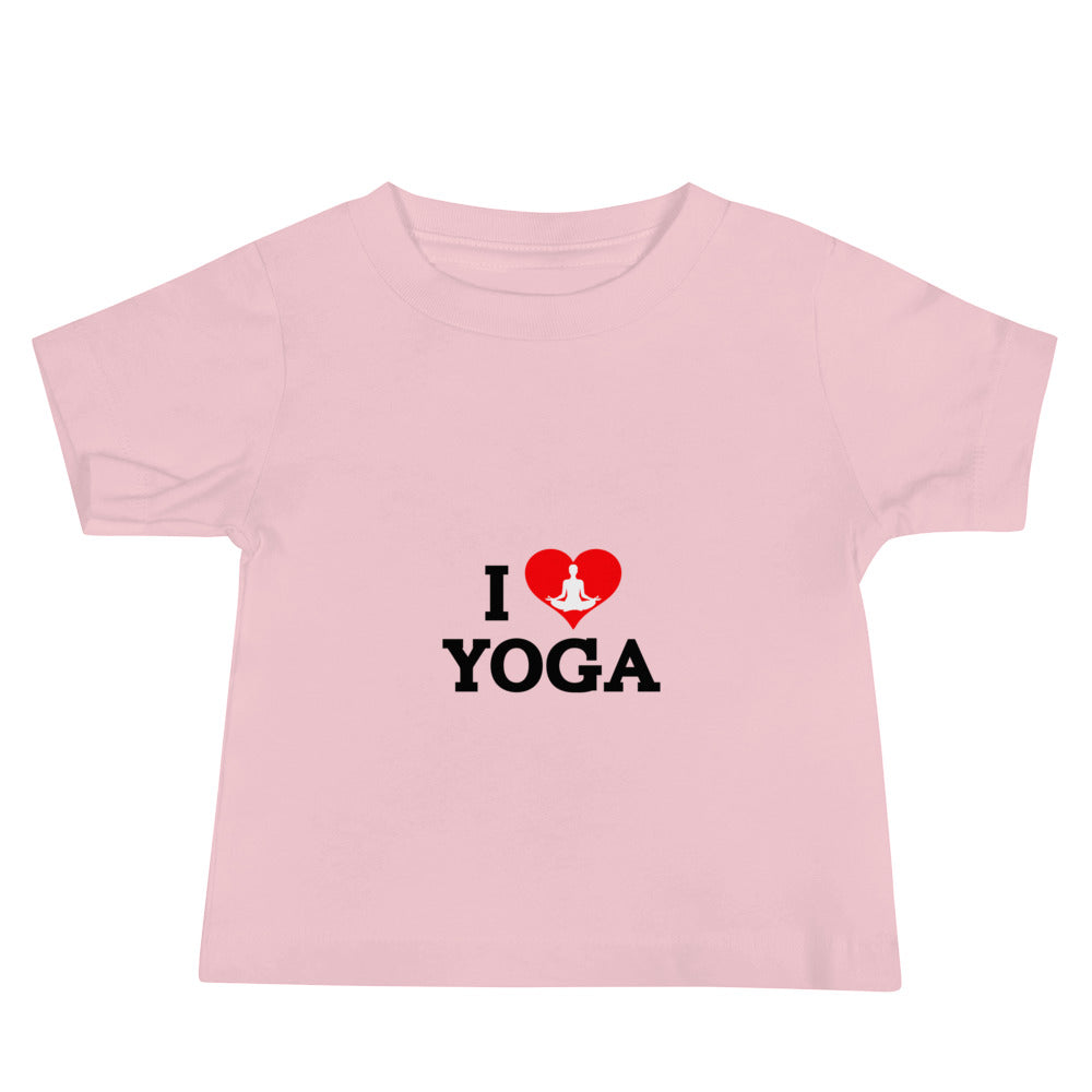 I LOVE YOGA- Baby Jersey Short Sleeve Tee