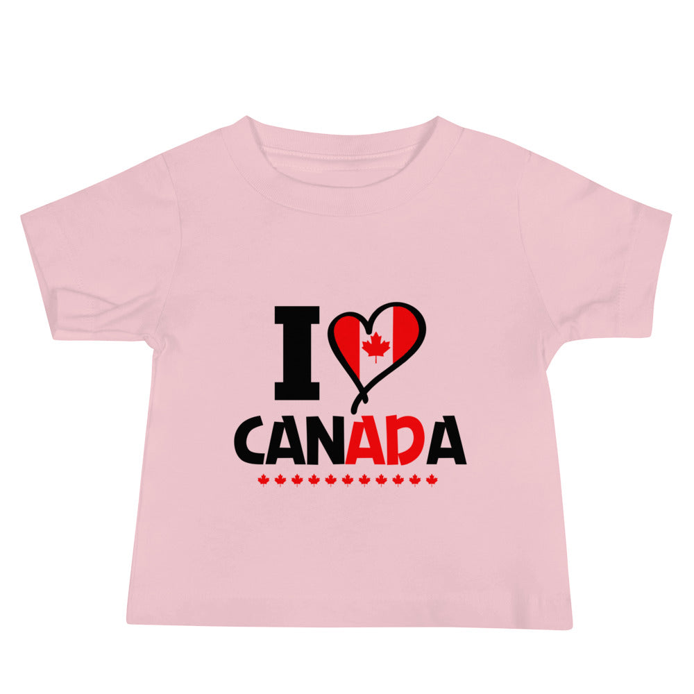 I LOVE CANADA - Baby Jersey Short Sleeve Tee
