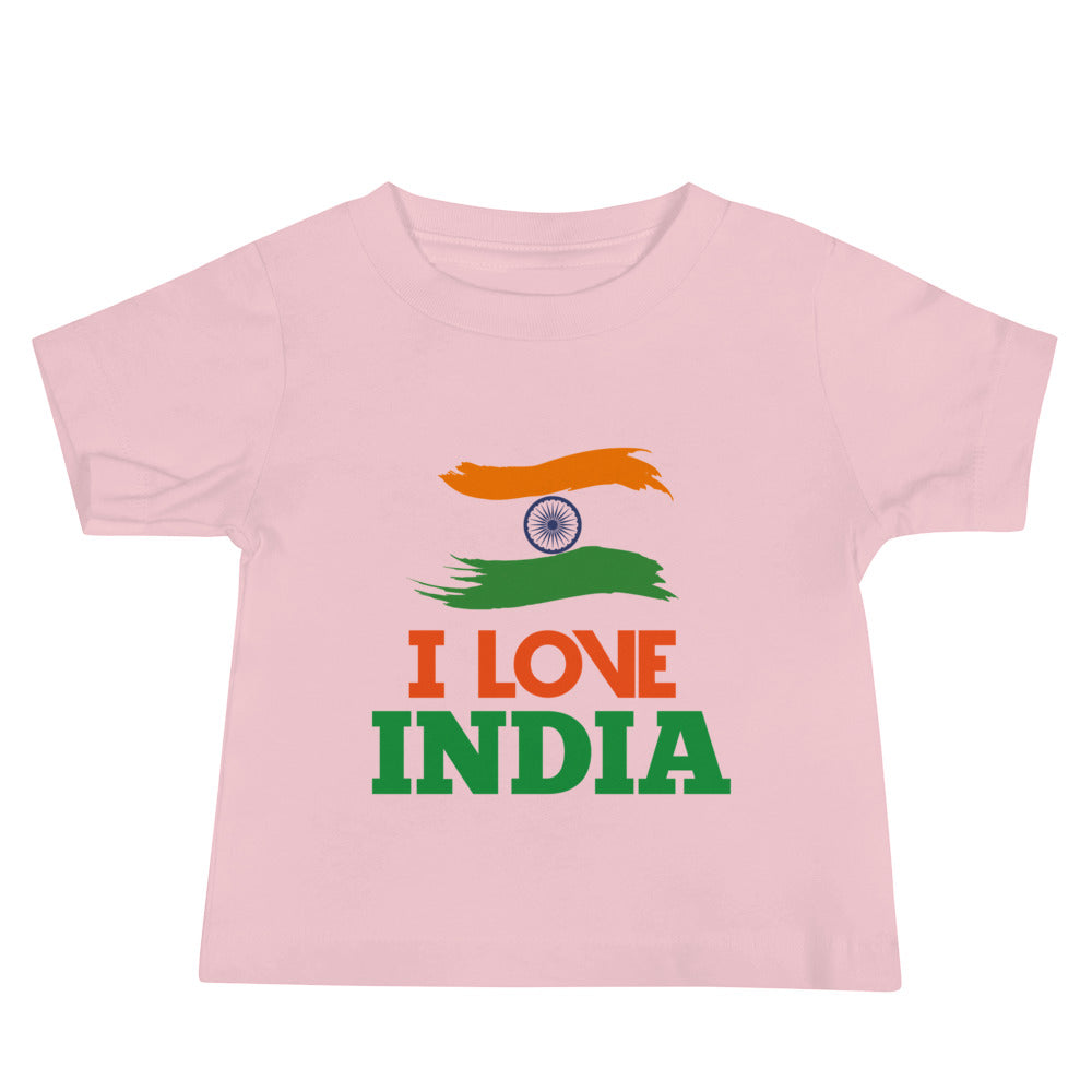 I LOVE INDIA - Baby Jersey Short Sleeve Tee