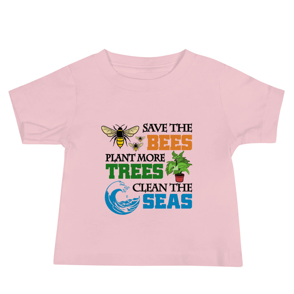 SAVE THE BEES - Baby Jersey Short Sleeve Tee