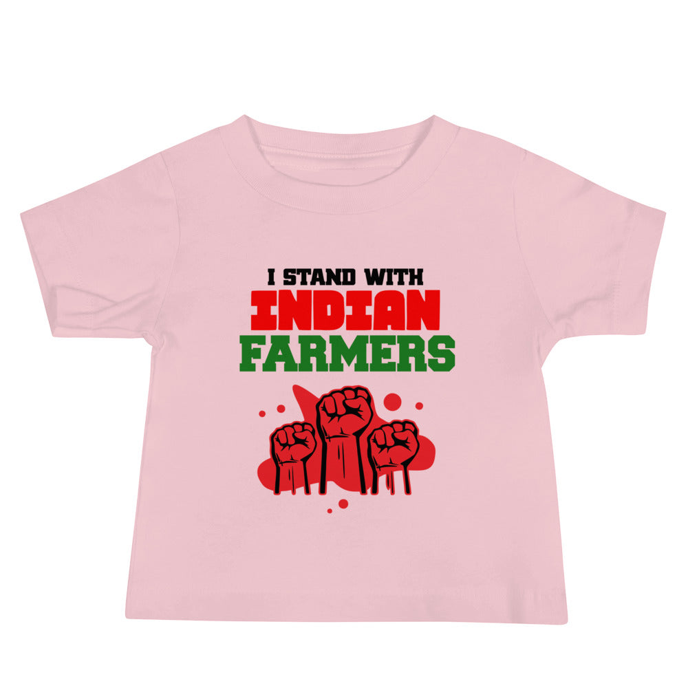 I STAND WITH INDIAN FARMERS - Baby Jersey Short Sleeve Tee