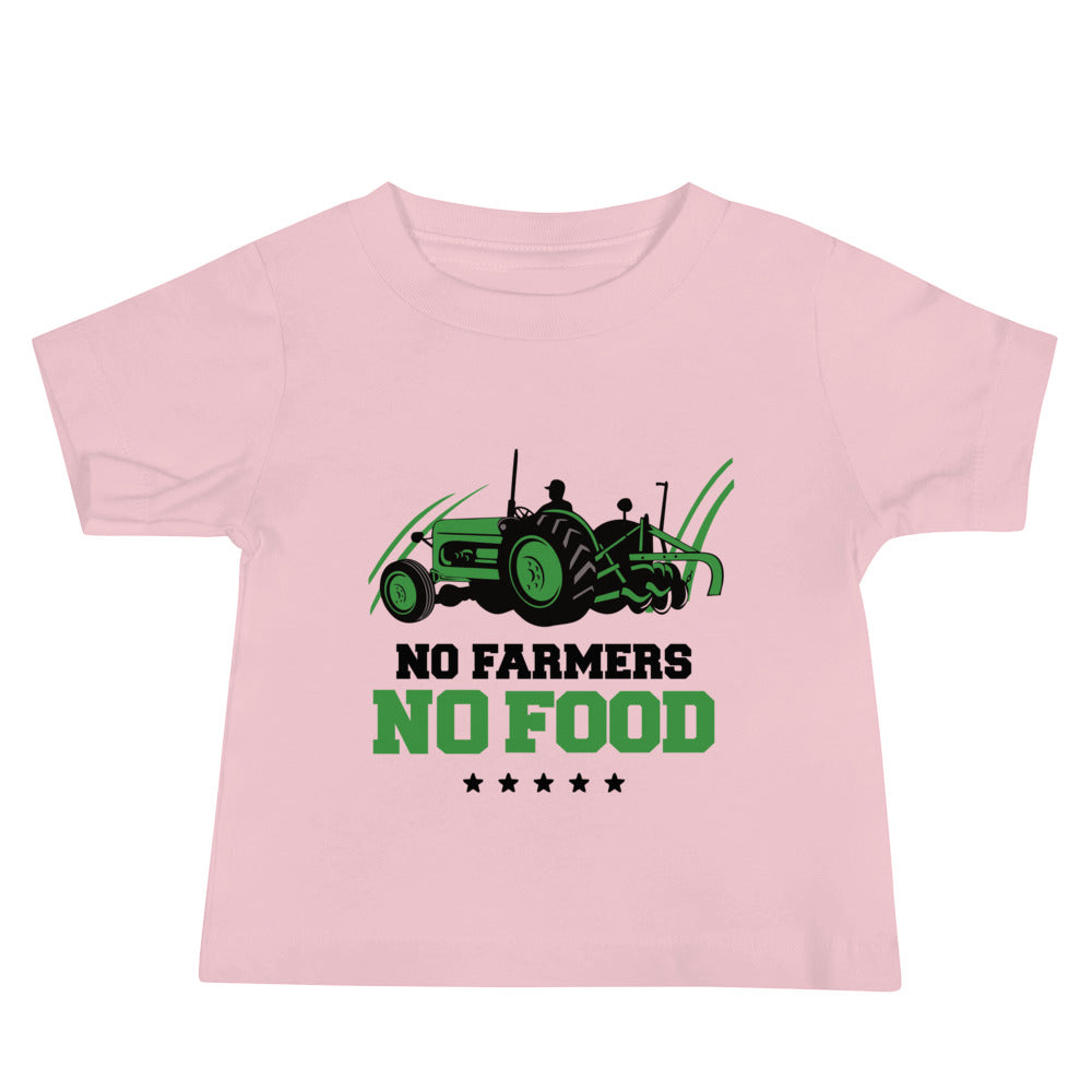 NO FARMERS NO FOOD - Baby Jersey Short Sleeve Tee