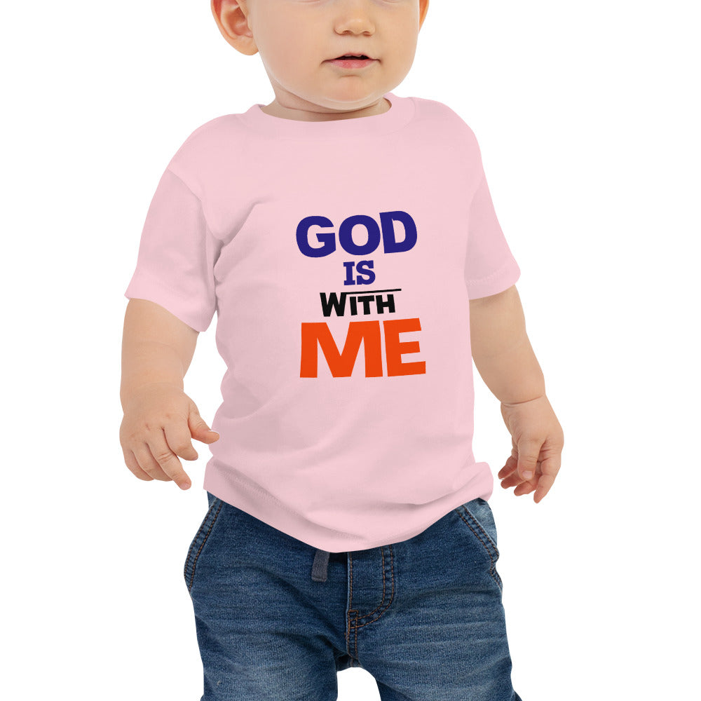 GOD IS WITH ME - Baby Jersey Short Sleeve Tee