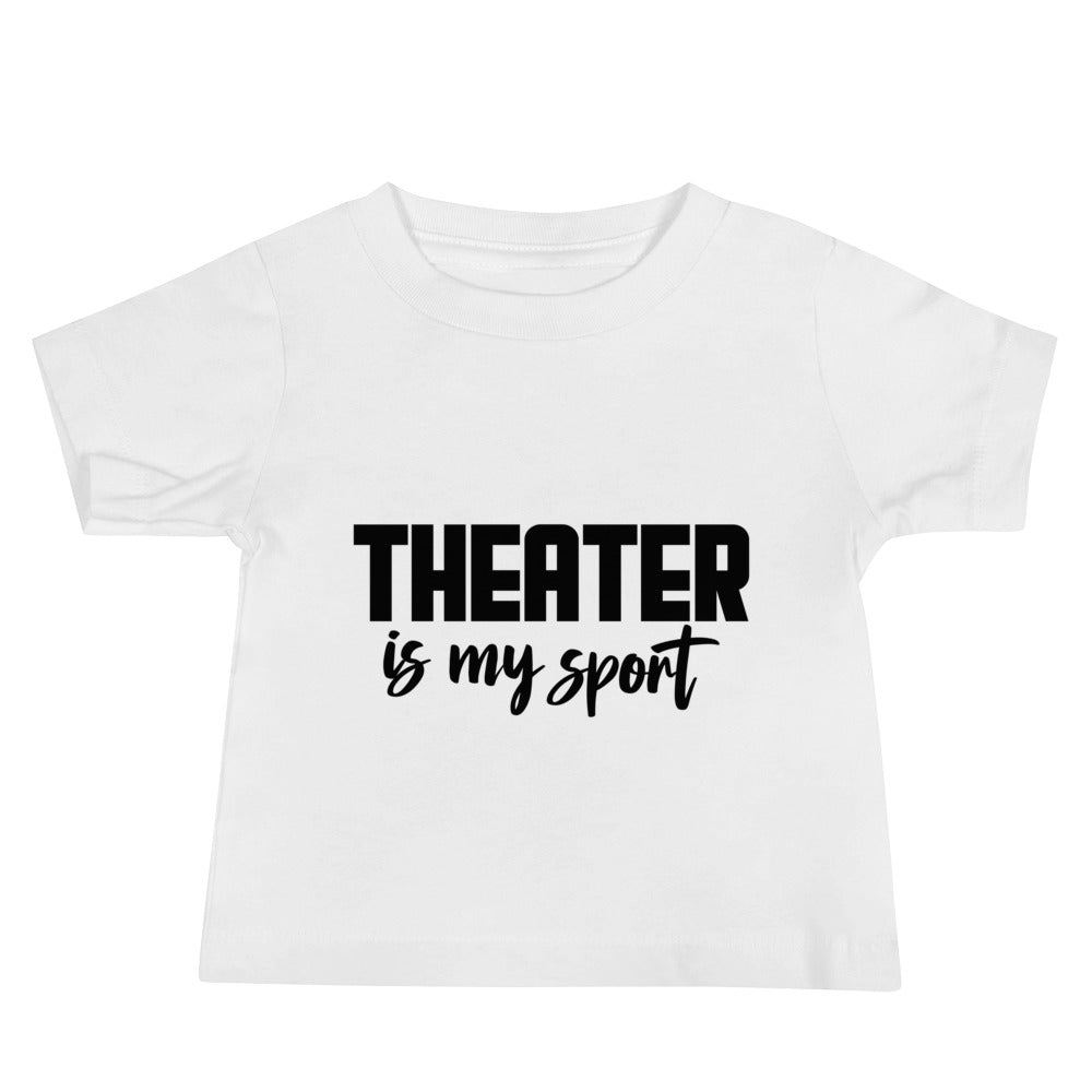 Theatre is my sport- Baby Jersey Short Sleeve Tee