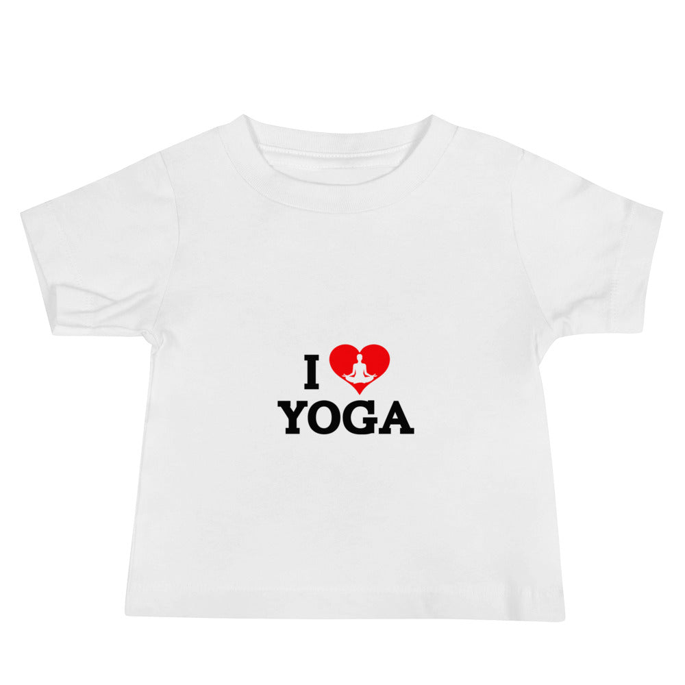 I LOVE YOGA- Baby Jersey Short Sleeve Tee