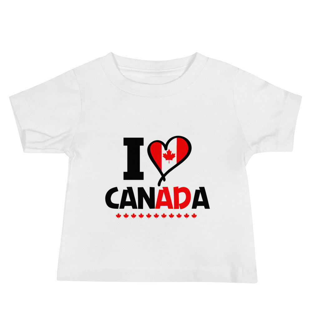 I LOVE CANADA - Baby Jersey Short Sleeve Tee