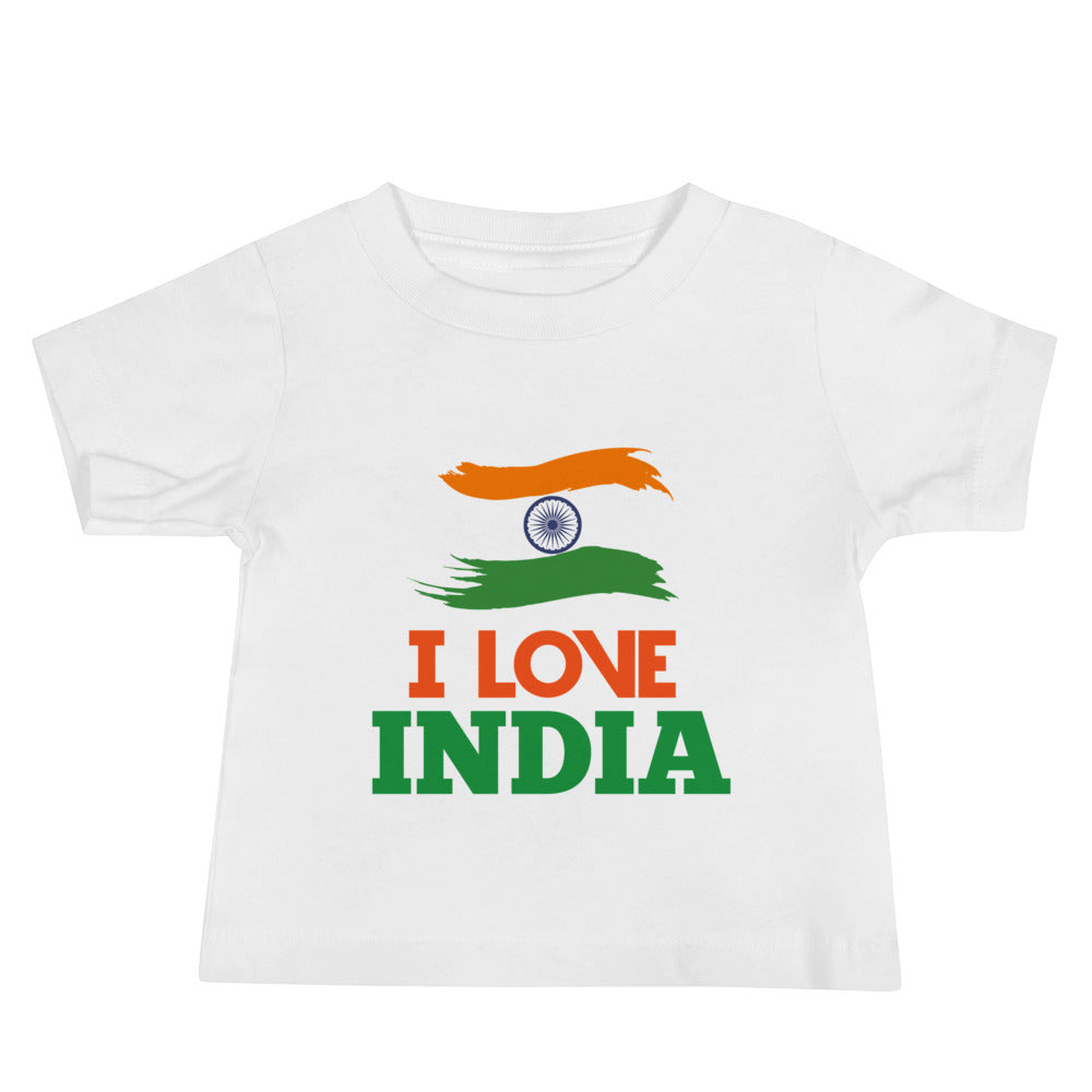 I LOVE INDIA - Baby Jersey Short Sleeve Tee