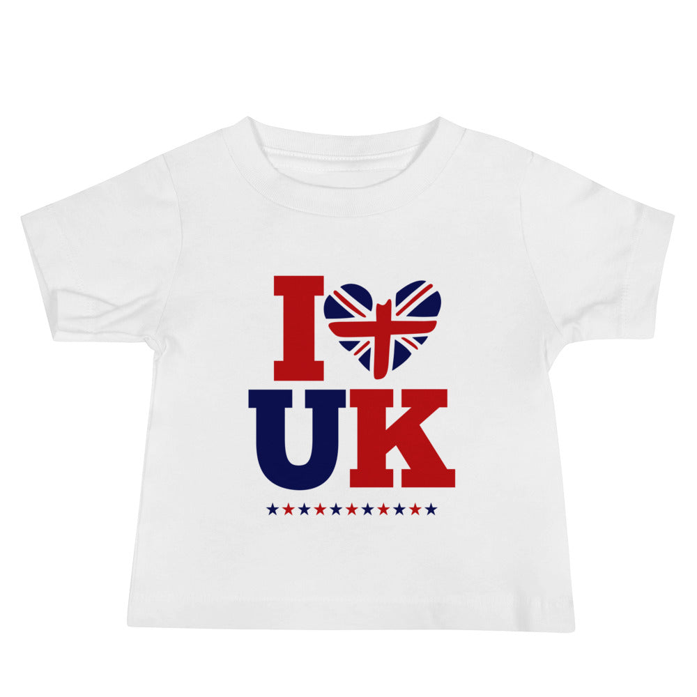I LOVE UK - Baby Jersey Short Sleeve Tee