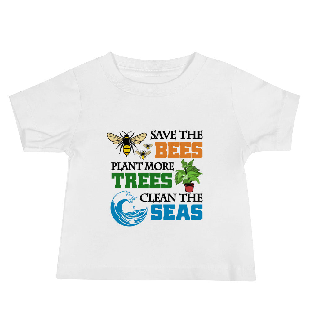 SAVE THE BEES - Baby Jersey Short Sleeve Tee