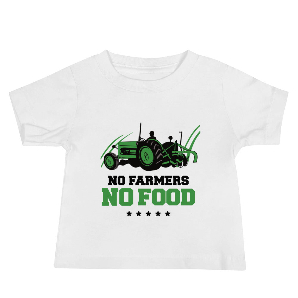 NO FARMERS NO FOOD - Baby Jersey Short Sleeve Tee