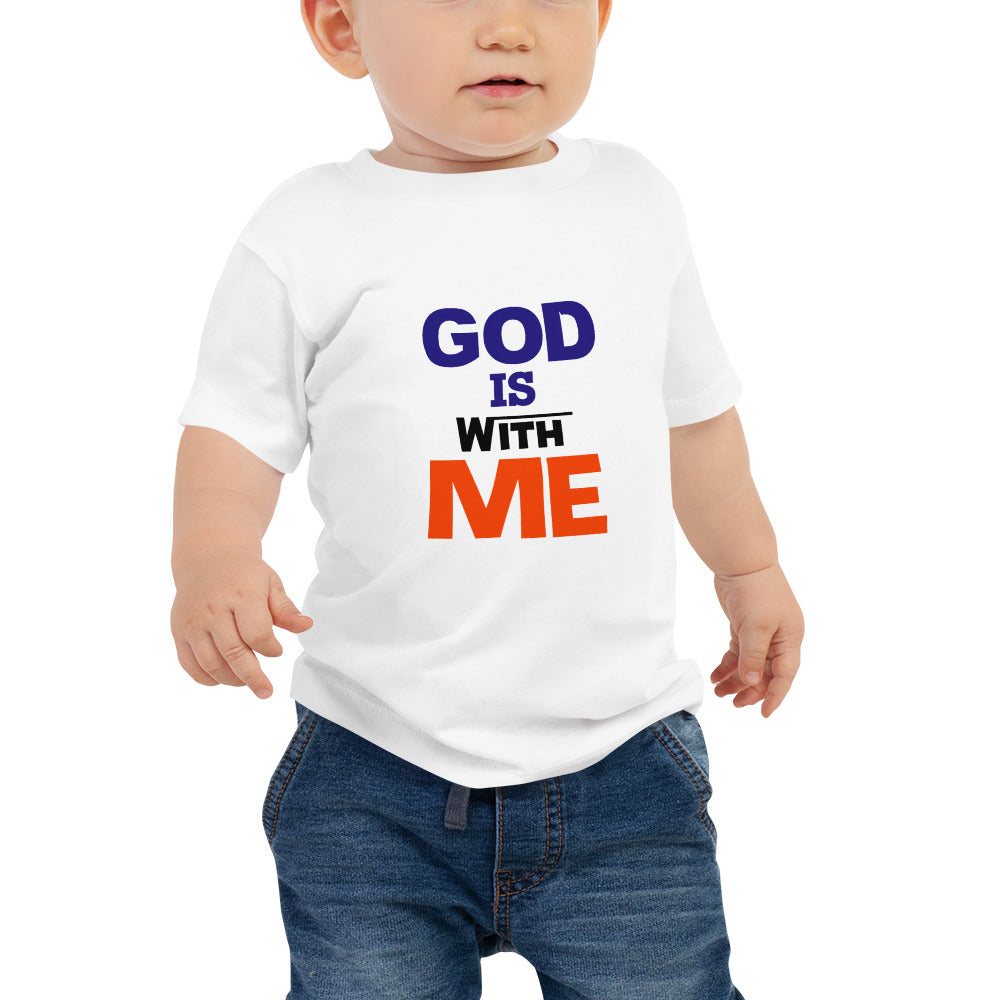 GOD IS WITH ME - Baby Jersey Short Sleeve Tee