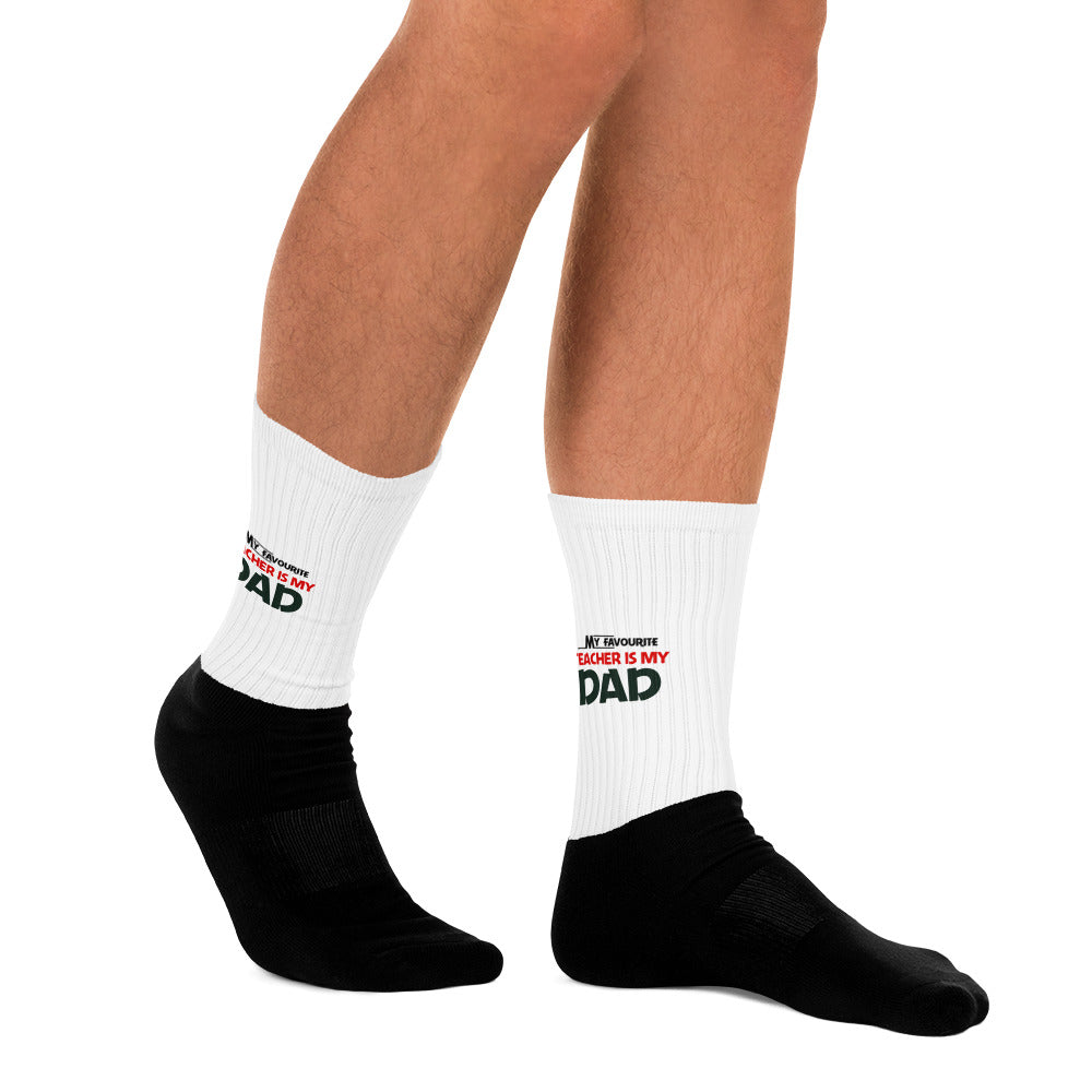 MY FAVOURITE TEACHER IS DAD - Socks