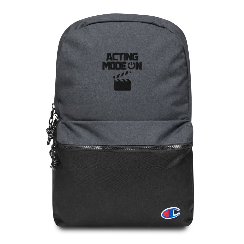 Acting mode - Embroidered Champion Backpack