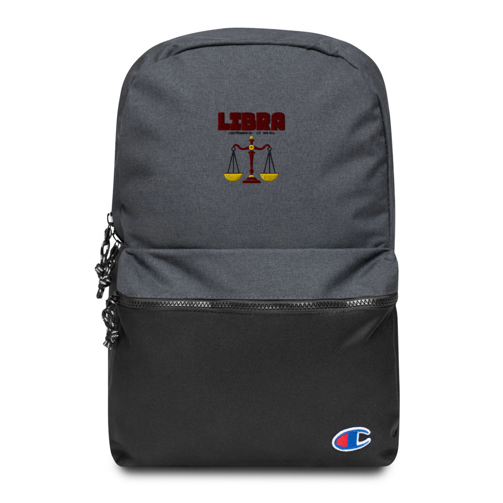 LIBRA - Embroidered Champion Backpack