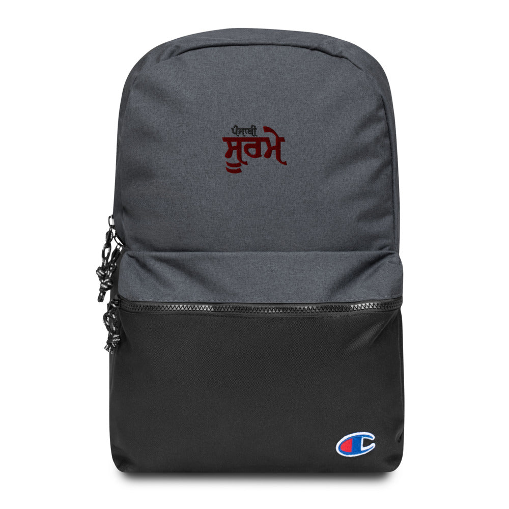 PUNJABI SOORME - Embroidered Champion Backpack