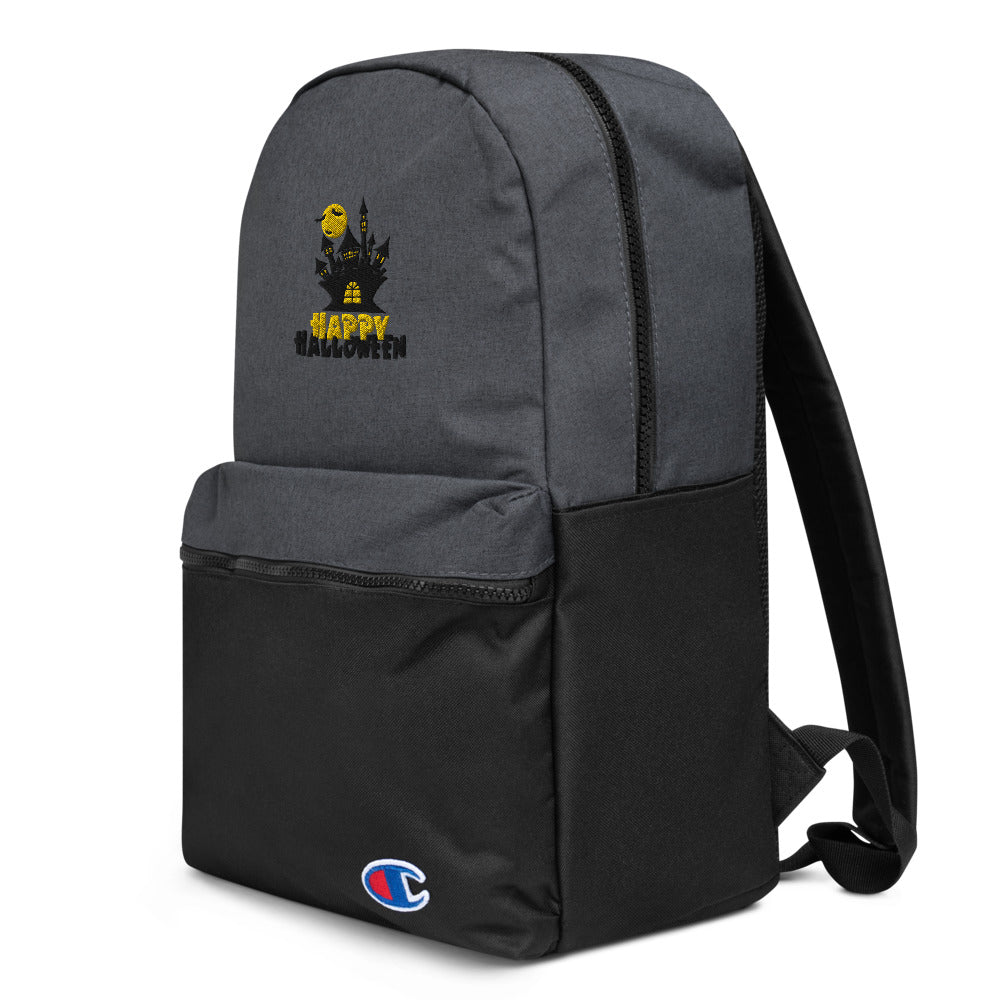 HAPPY HALLOWEEN - Embroidered Champion Backpack