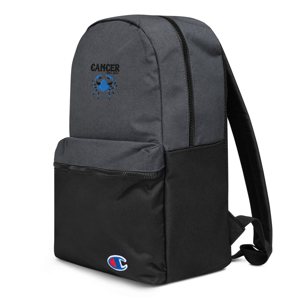 CANCER - Embroidered Champion Backpack