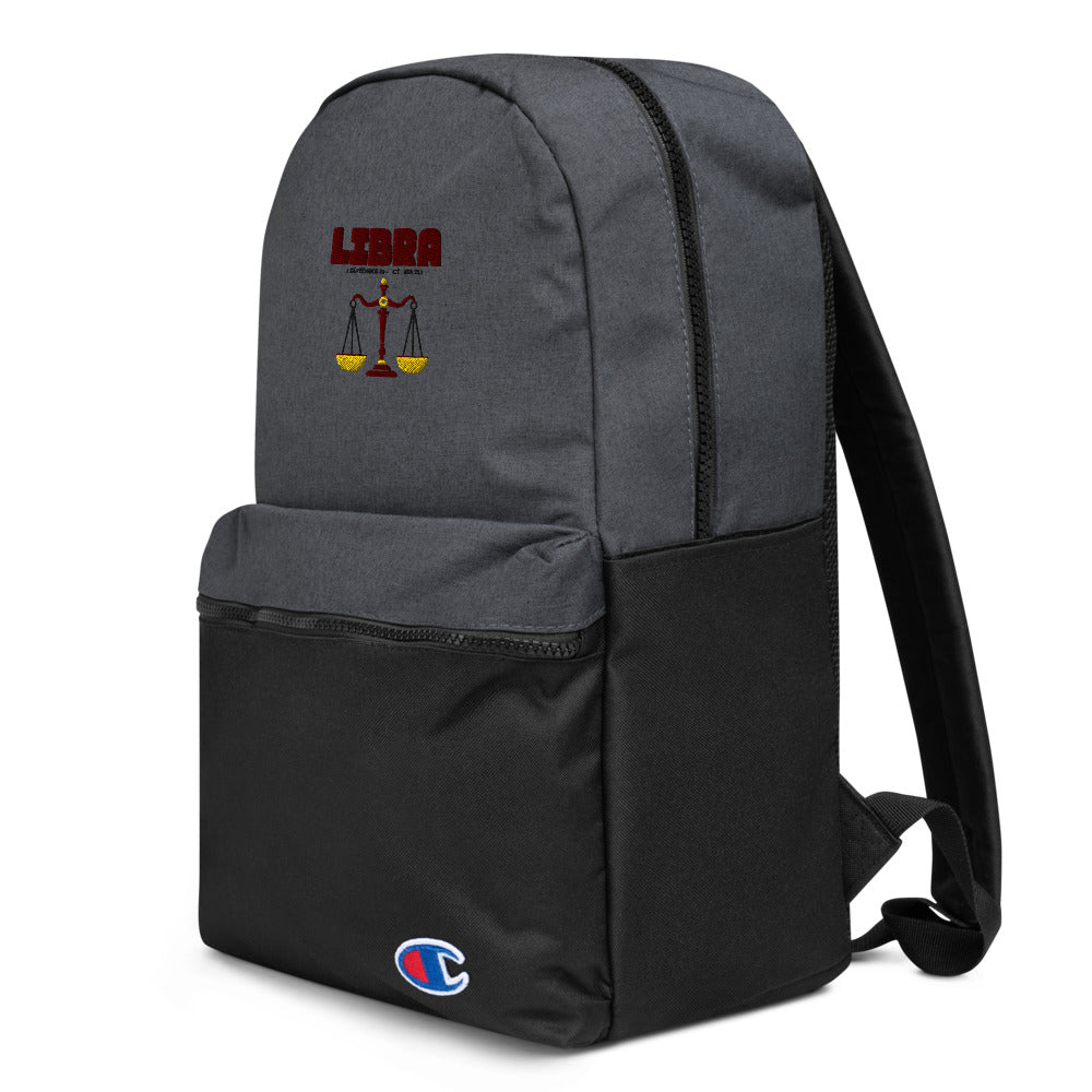 LIBRA - Embroidered Champion Backpack