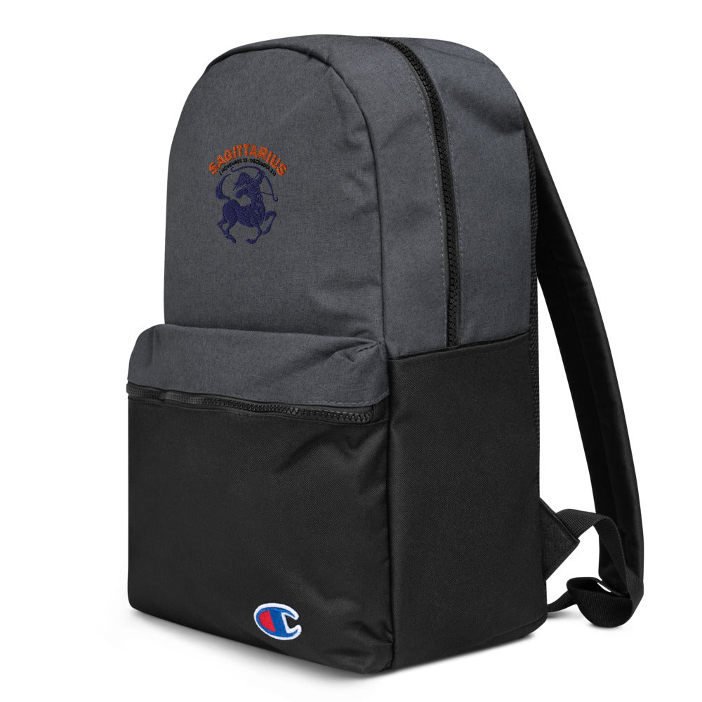 SAGITTARIUS - Embroidered Champion Backpack