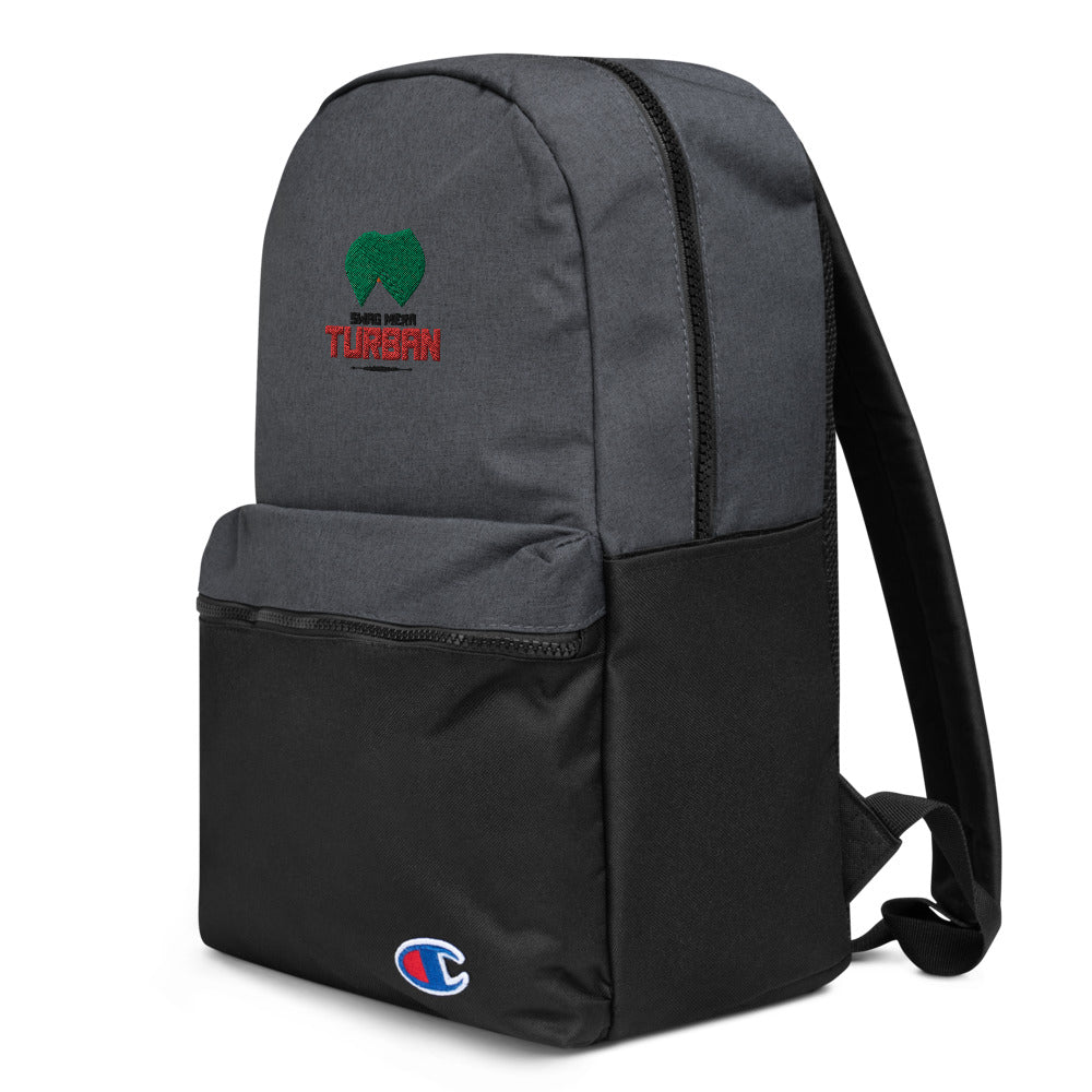 SWAG MERA TURBAN - Embroidered Champion Backpack