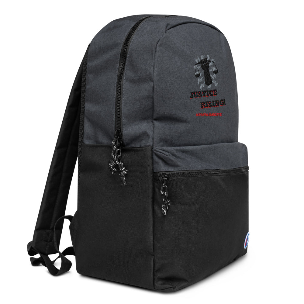 STOP ASIAN HATE - Embroidered Champion Backpack