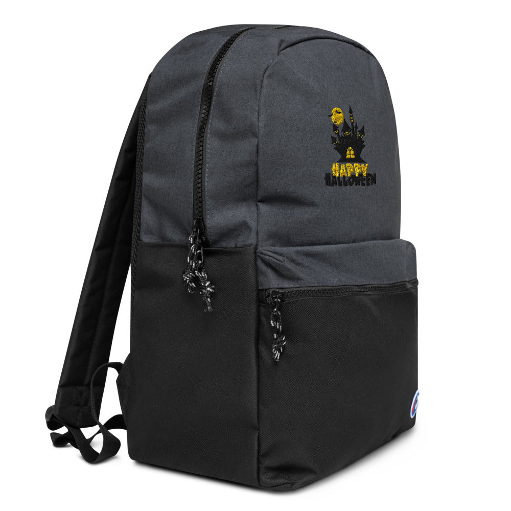 HAPPY HALLOWEEN - Embroidered Champion Backpack