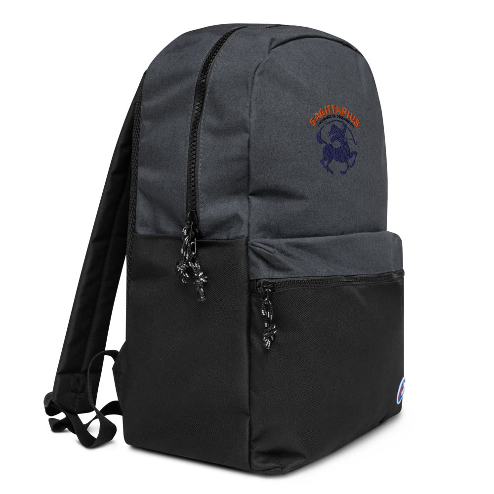 SAGITTARIUS - Embroidered Champion Backpack