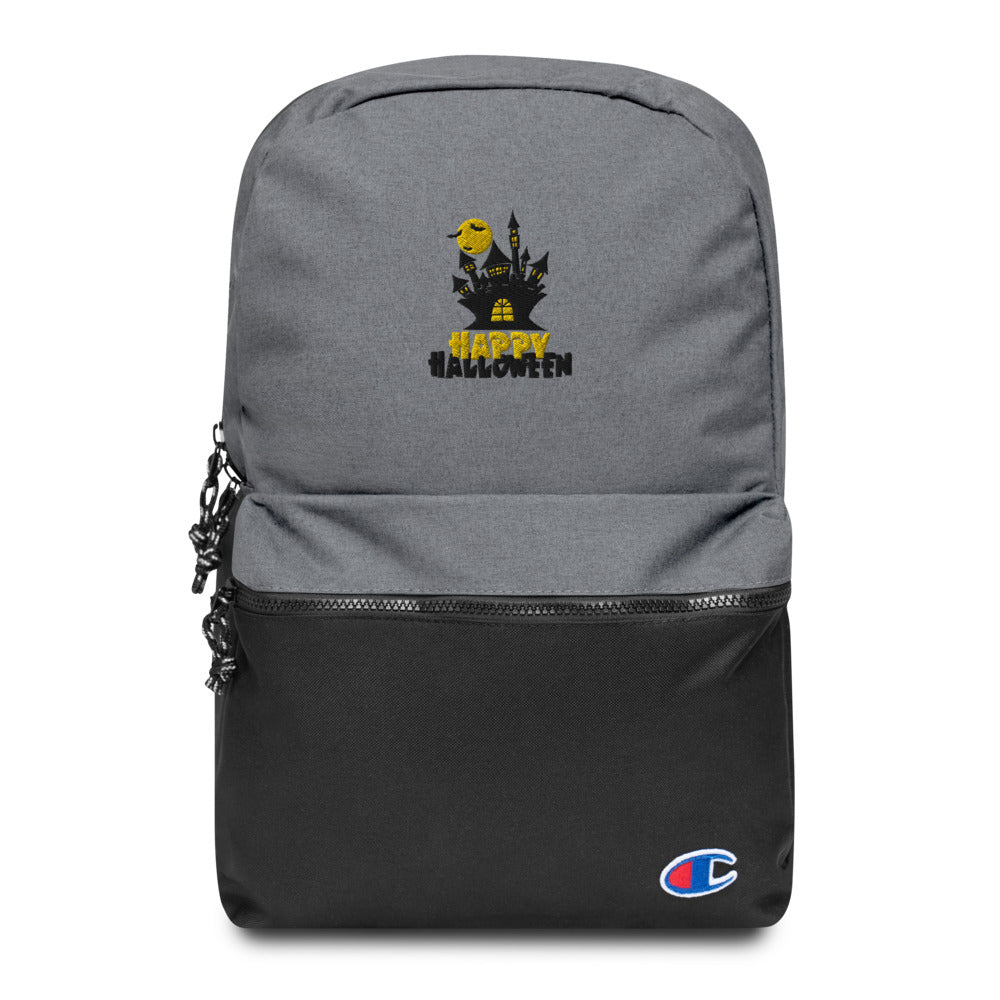 HAPPY HALLOWEEN - Embroidered Champion Backpack