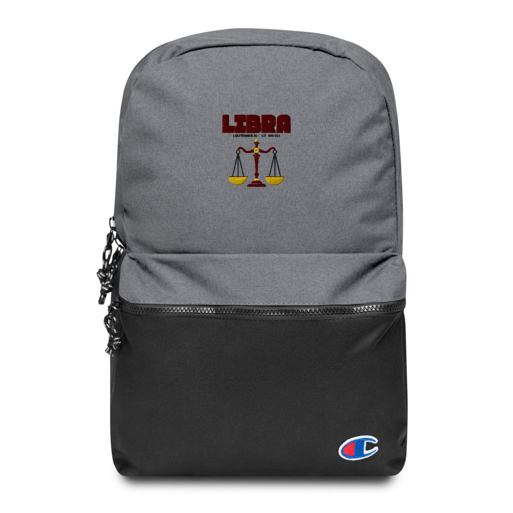 LIBRA - Embroidered Champion Backpack